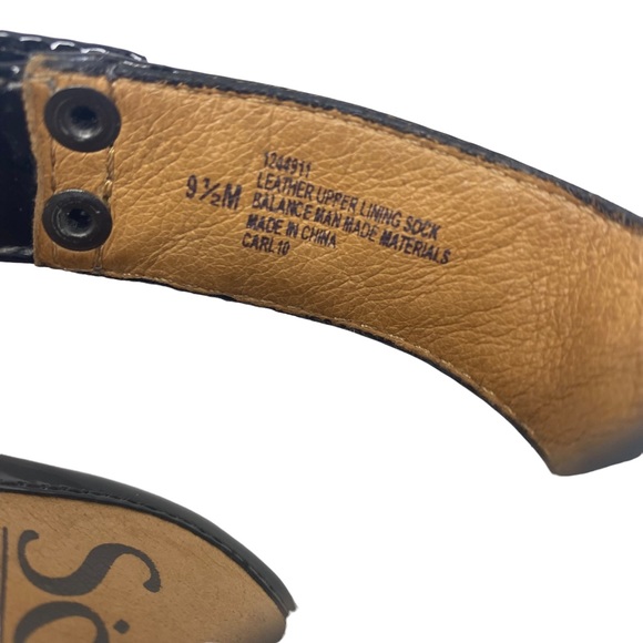 Sofft Womens Trapani Patent Leather Wedge Heel Sandal - Size 9.5 - Picture 9 of 14